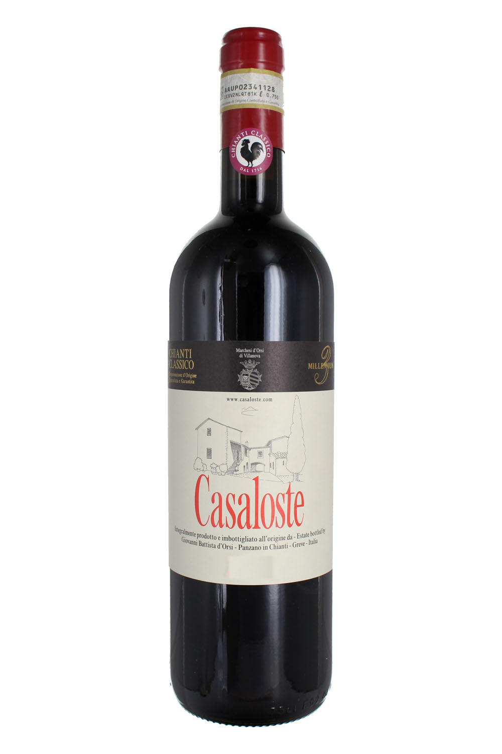2018 Don Vincenzo, Fattoria Casaloste, IGT Toscana, Panzano, Tuscany, Italy