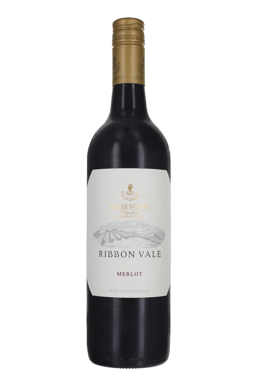 2021 Moss Wood Estate, Merlot, Ribbon Vale Vineyard Margaret River, Western Australia