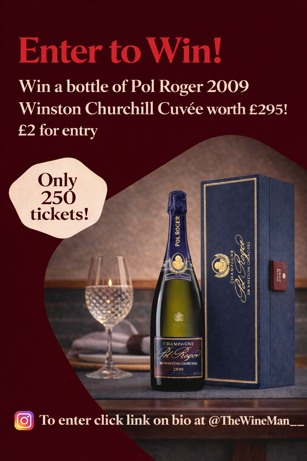 Sir Winston Churchill Brut 2009 Prize Draw !