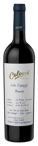 2023 Bodega Colomé `Lote Especial`, `Finca Colomé` Salta Bonarda