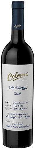 2022 Bodega Colomé `Lote Especial`, `Finca Colomé` Salta Tannat - Liberty
