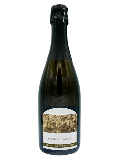 Cremant d'Alsace Brut Nature, Biodynamic, Famille Kreydenweiss, Bas