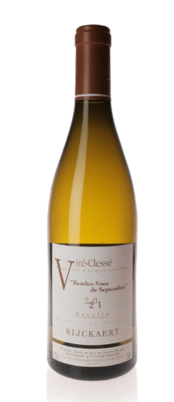 2021 Vire-Clesse 'Rendez-Vous de Septembre' Vins Rijckaert, Macon, Burgundy, France