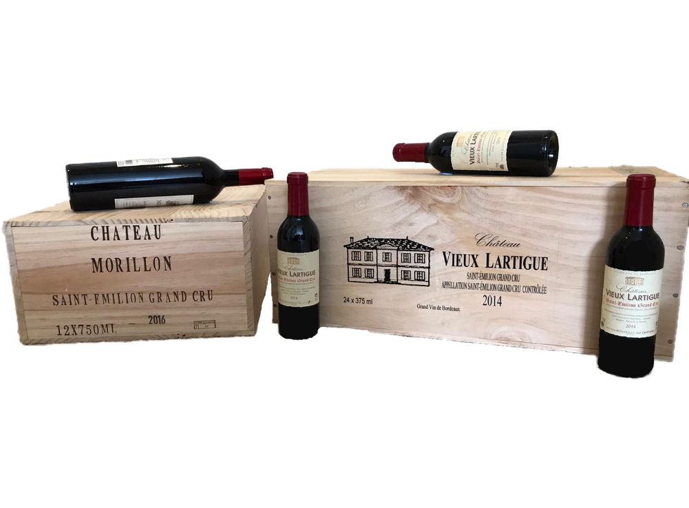 12 Case Of 2014 Château Morillon, St.-Emilion Grand Cru, Bordeaux, France , St.-Emilion Grand Cru (Wooden Case)