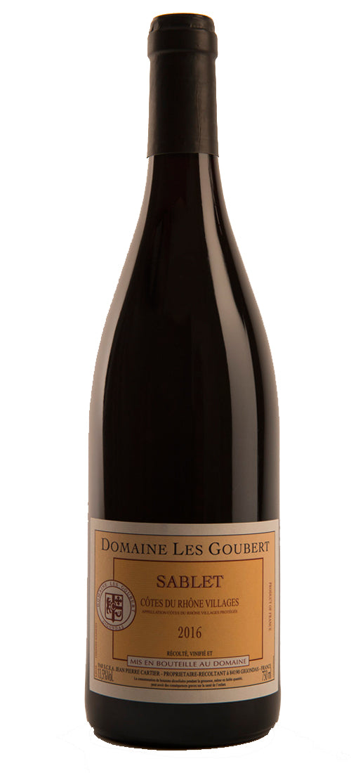 2020 Sablet Cotes du Rhone Villages Rouge, Domaine Les Goubert, Côtes-du-Rhône, France