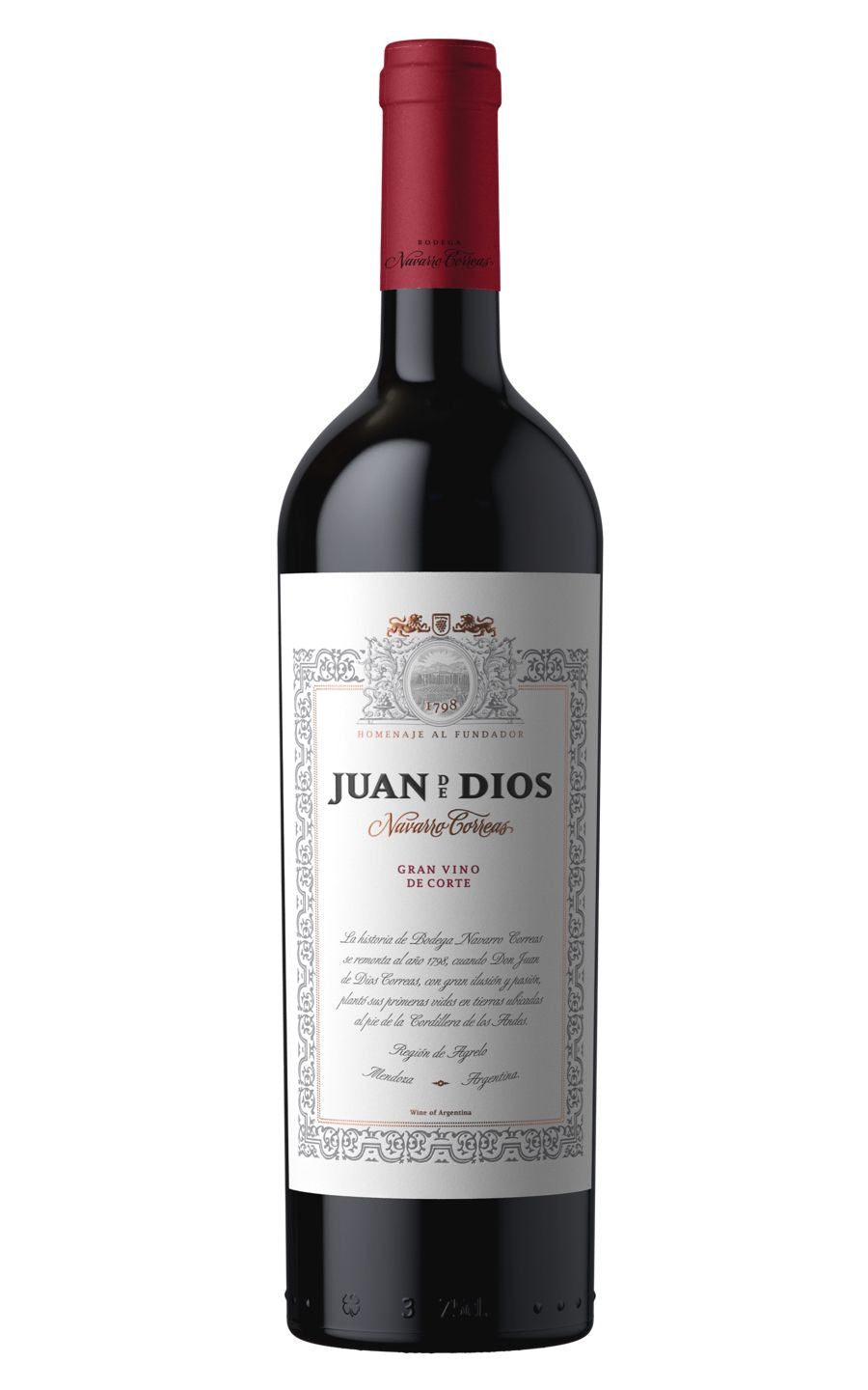 2014 Juan De Dios Red Blend, Navarro Correas, Maipu, Lujan de Cuyo, Mendoza, Argentina