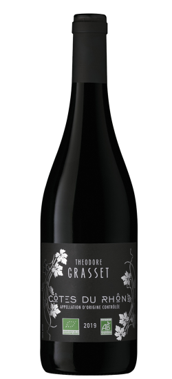 2021 Théodore Grasset Côtes du Rhône, Organic, Rhône Valley, France