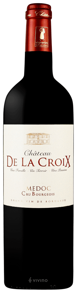 2018 Château de la Croix, Cru Bourgeois Medoc, Bordeaux, France