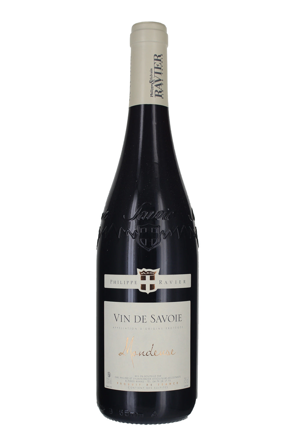 2019 Mondeuse, Domaine Philippe et Sylvain Ravier, Savoie, France.