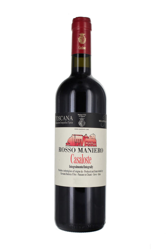 2019 Rosso Maniero, Fattoria Casaloste, IGT Colli della Toscana Centrale, Panzano, Tuscany, Italy