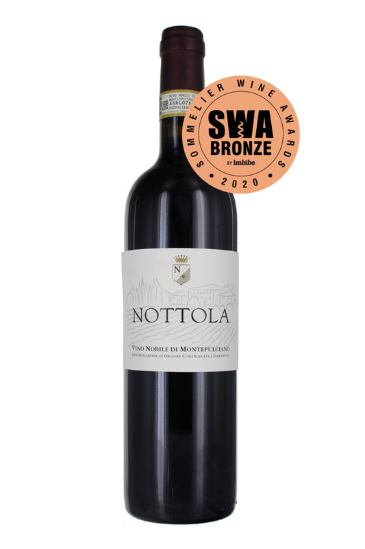 2017 Vino Nobile di Montepulciano Riserva, Origine, Cantina Nottola, Tuscany, Italy