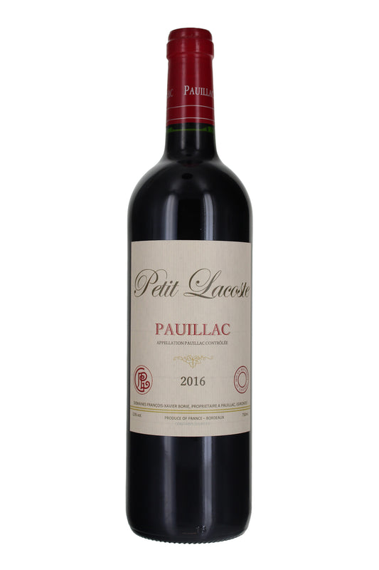 2016 Petit Lacoste, 3rd wine of Château Grand-Puy-Lacoste, Pauillac, Bordeaux, France