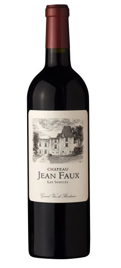 2020 Les Sources Red Chateau Jean Faux Bordeaux Superieur AOP France