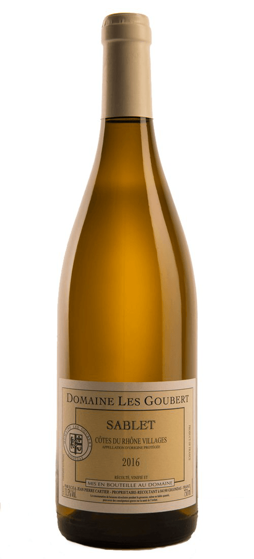 Sablet Côtes-du-Rhône Villages Blanc, Domaine Les Goubert , Côtes-du-Rhône, France