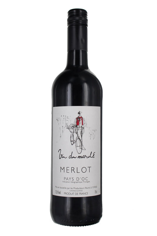 2019 Vin du Marché Merlot,  IGP Pays d'Oc, France.