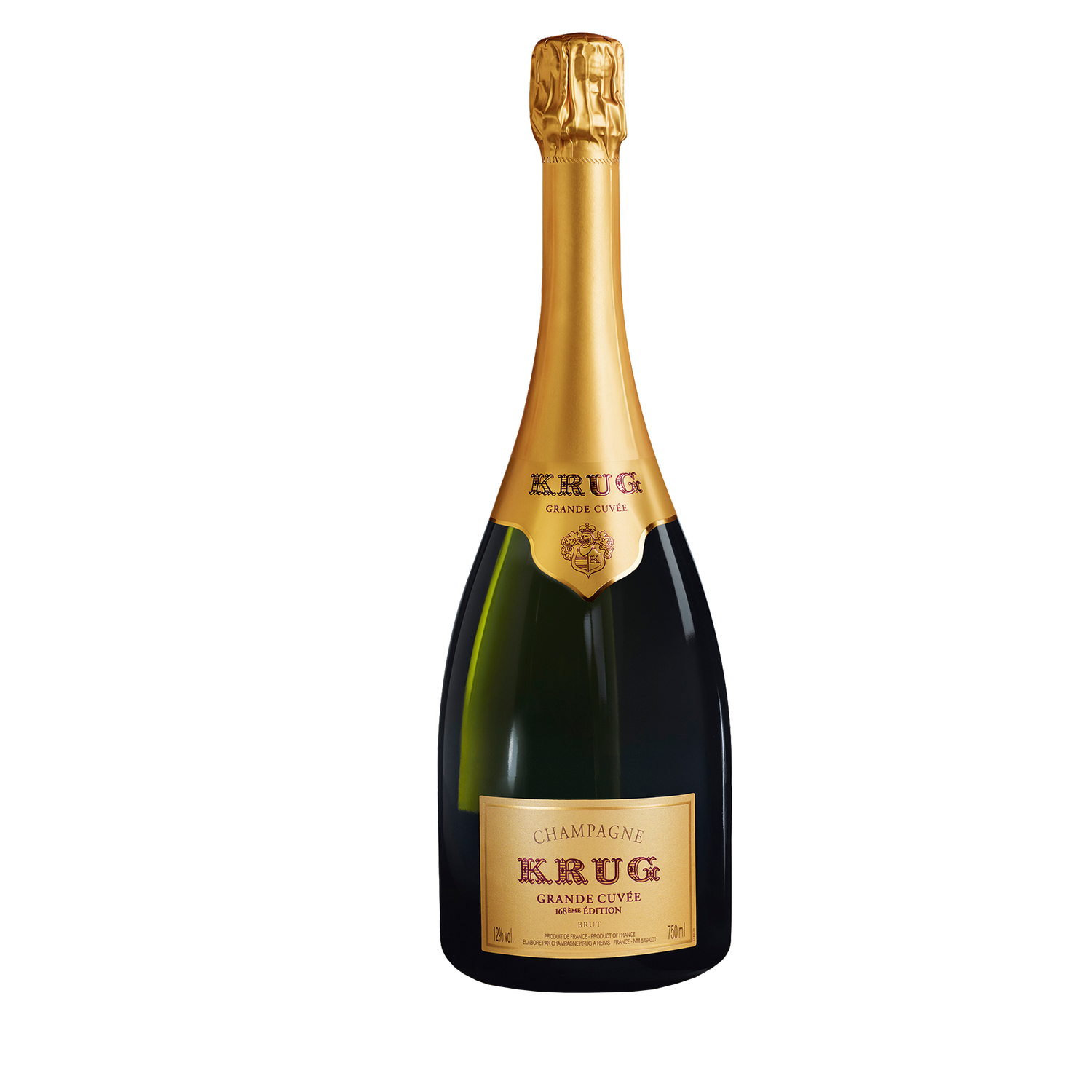 N.V. Krug Grande Cuvée Edition 168, Champagne, France.